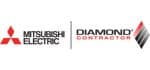 Mitsubishi Electric and Diamond Contractor logos
